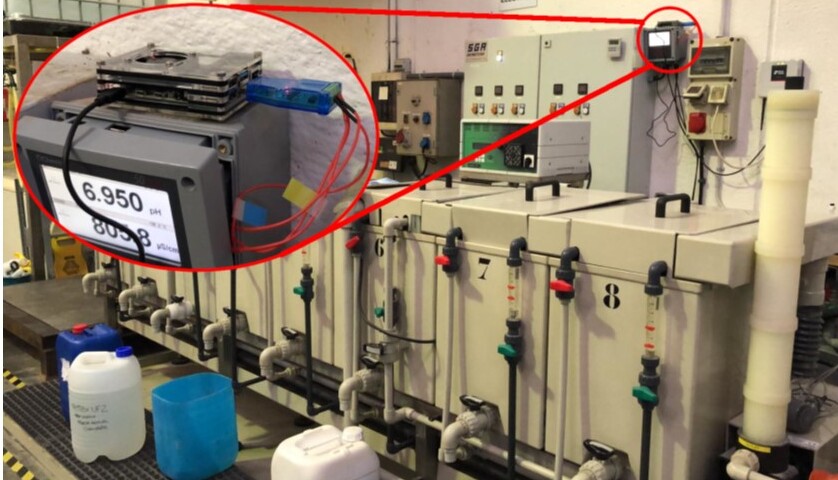 The pilot plant for pre-treamtment at Chemplate uses an outmated and remote bath control